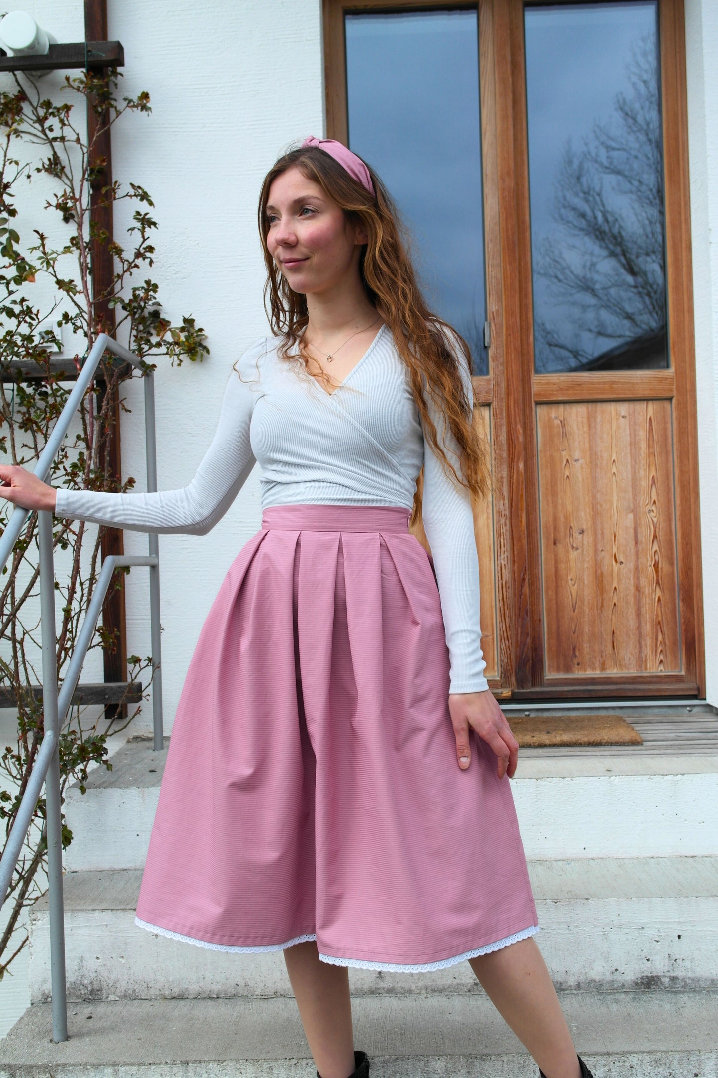 Trachtenrock mit Reißverschluss