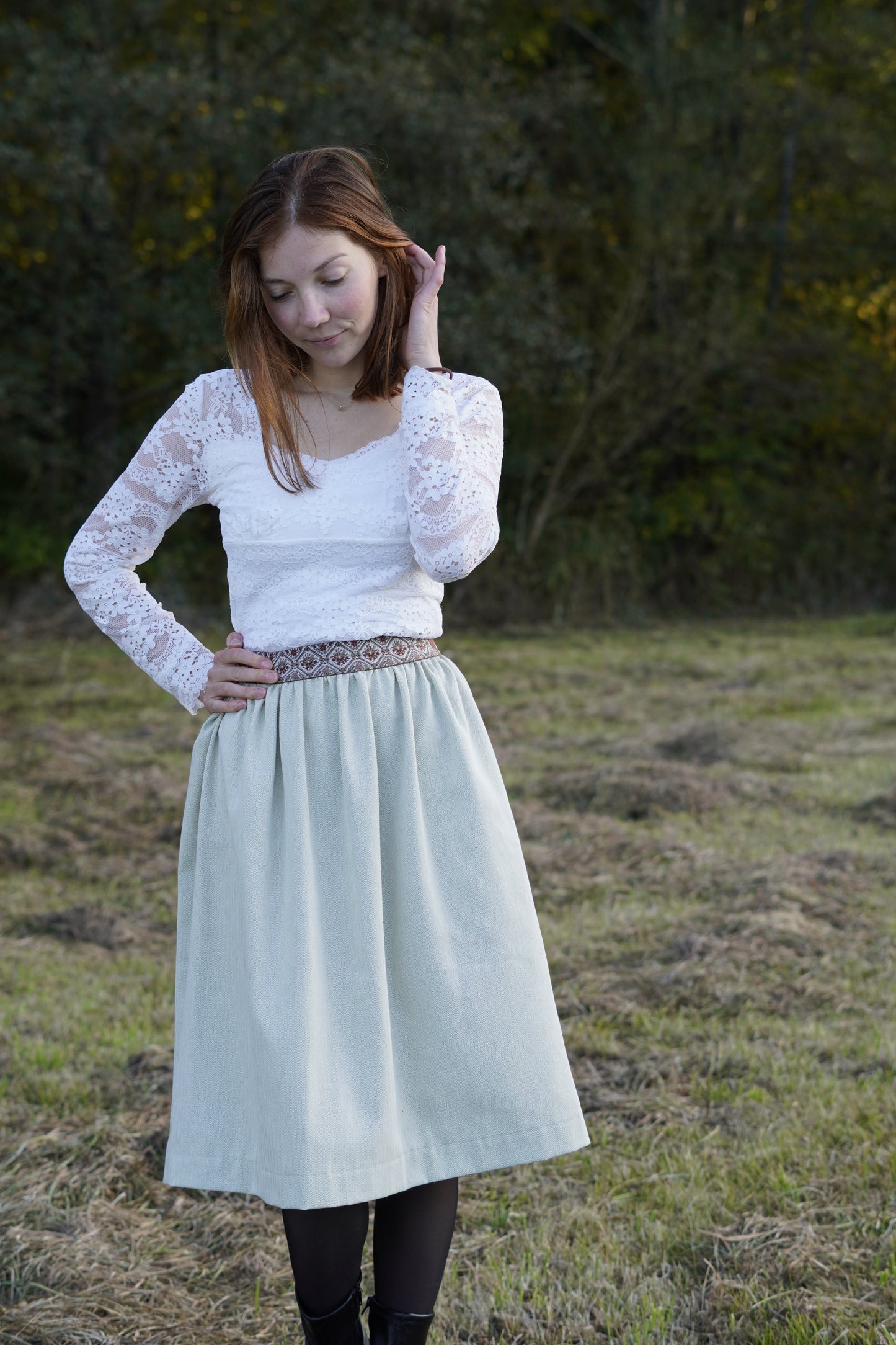 Trachtenrock modern Winter